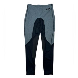 Kerrits Black and Gray Girls' Riding pants (pull on)